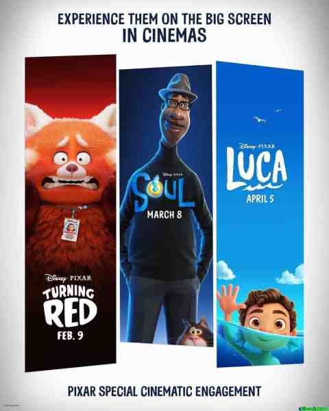 Turning Red, Soul and Luca heading to UK Cinemas | Trailer and Poster