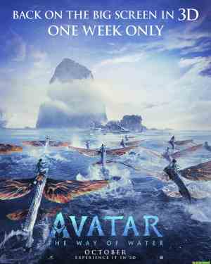 Trailer & Poster for Re-Release of Avatar: The Way Of Water