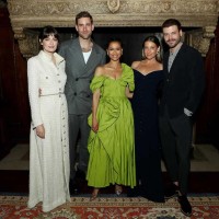 New York, NY - 7/25/22 - Millie Brady, Oliver Jackson-Cohen, Gugu Mbatha-Raw (Exec Producer), Ari Graynor and Francois Arnaud attends the global series premiere screening of the Apple TV+ psychological thriller "Surface" at The Morgan Library & Museum. "Surface" premieres globally on Apple TV+ on July 29th, 2022
-PICTURED: Millie Brady, Oliver Jackson-Cohen, Gugu Mbatha-Raw (Exec Producer), Ari Graynor and Francois Arnaud
-PHOTO by: Marion Curtis/ StarPix for Apple TV+
-Location: The Morgan Library Surface / Premiere Images